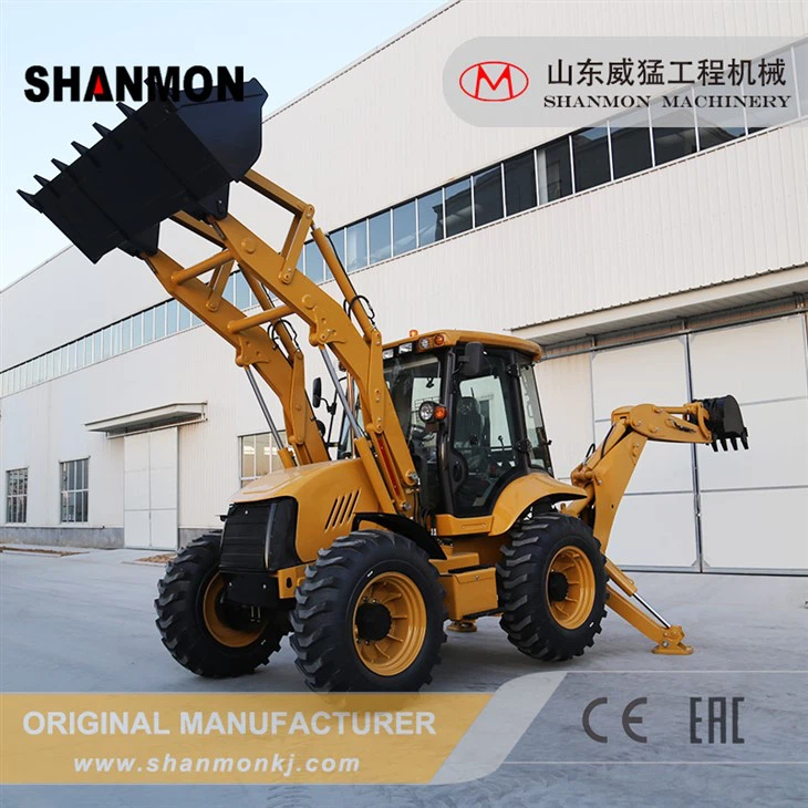 Shanmon388H Backhoe Excavator Loader 4x4
